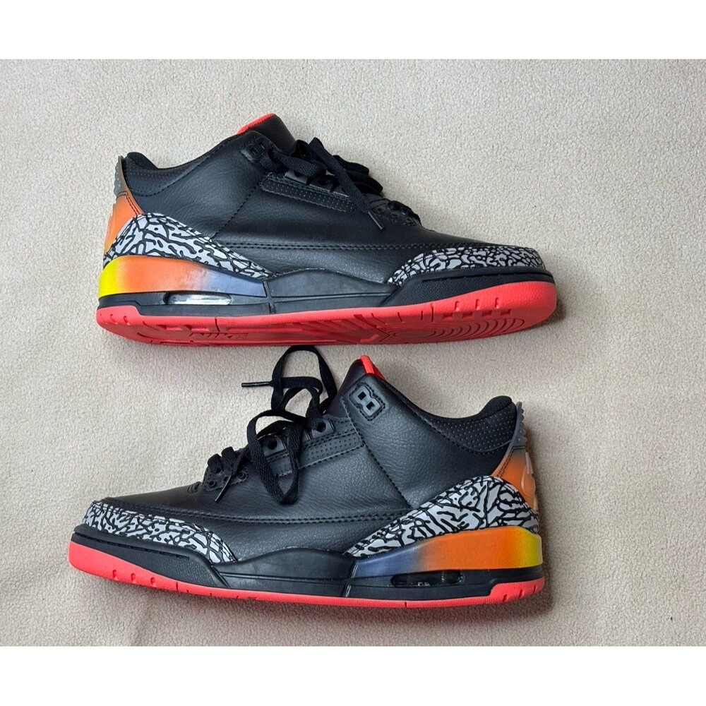 Jordan Air Jordan 3 Retro SP J Balvin Rio Black Solar Flare Size 10